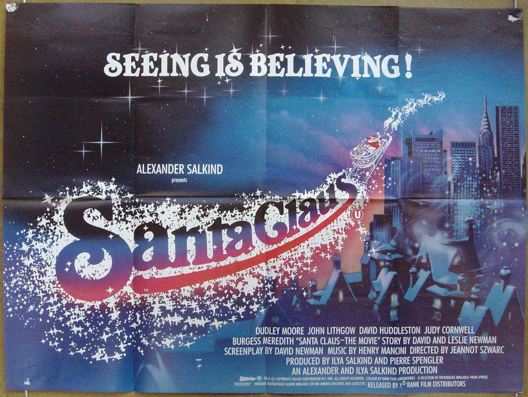Santa Claus Original Quad Movie Poster