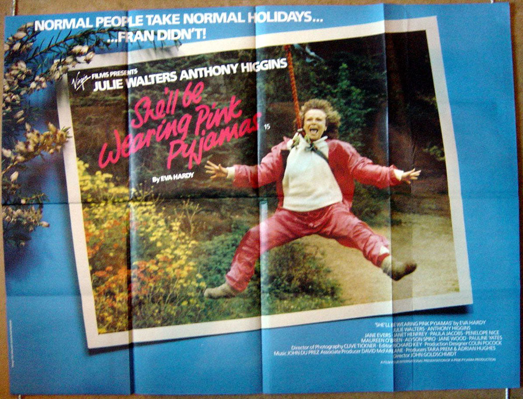 She'll Be Wearing Pink Pyjamas Original Quad Movie Poster