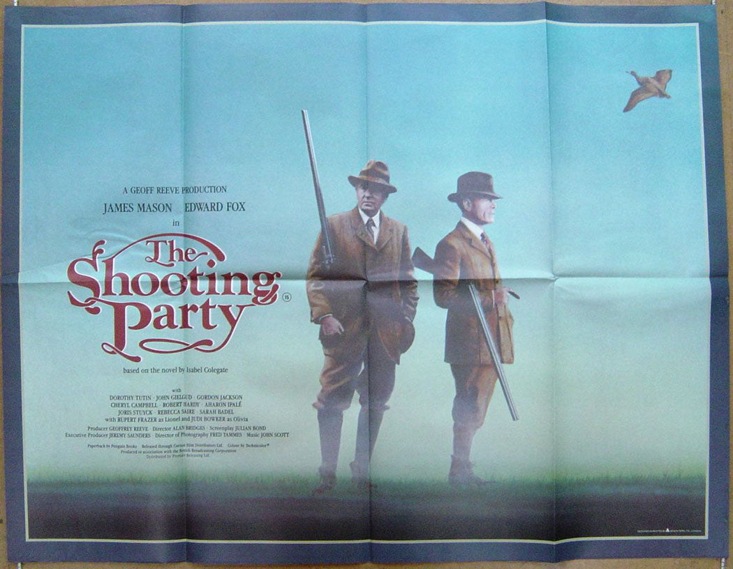 The Shooting Party Original Quad Movie Poster