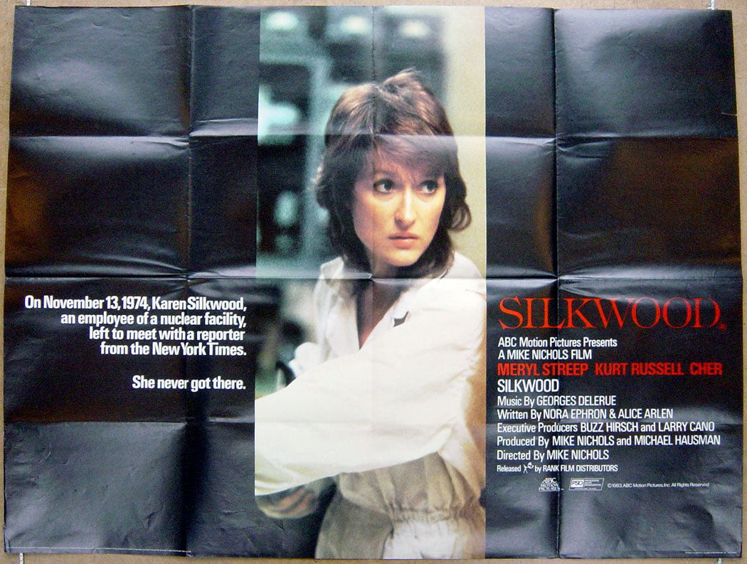 Silkwood Original Quad Movie Poster