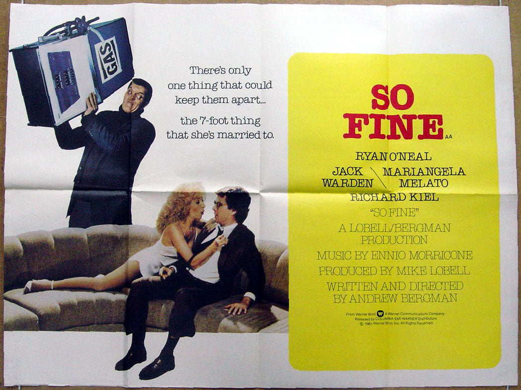 So Fine Original Quad Movie Poster