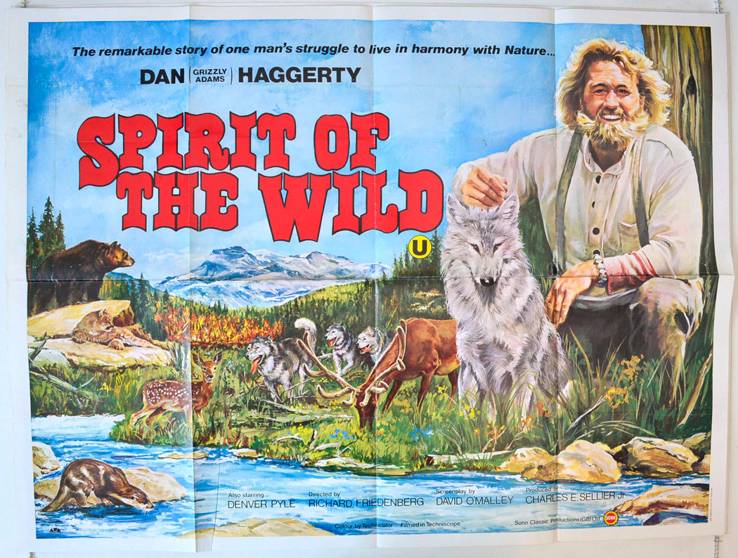 Spirit Of The Wild (a.k.a. The Adventures of Frontier Fremont) Original British Quad Poster - Movie Poster