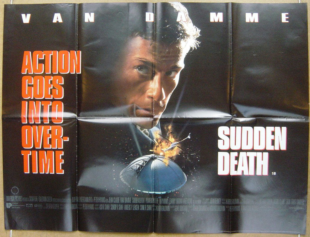 Sudden Death Original Quad Movie Poster