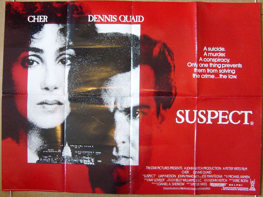 Suspect Original Quad Movie Poster