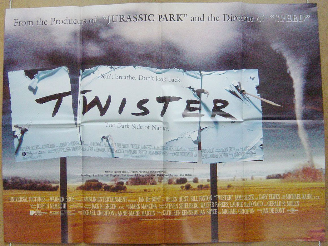 Twister (Design 2) Original Quad Movie Poster