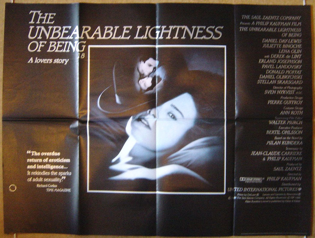 The Unbearable Likeness Of Being Original Quad Movie Poster