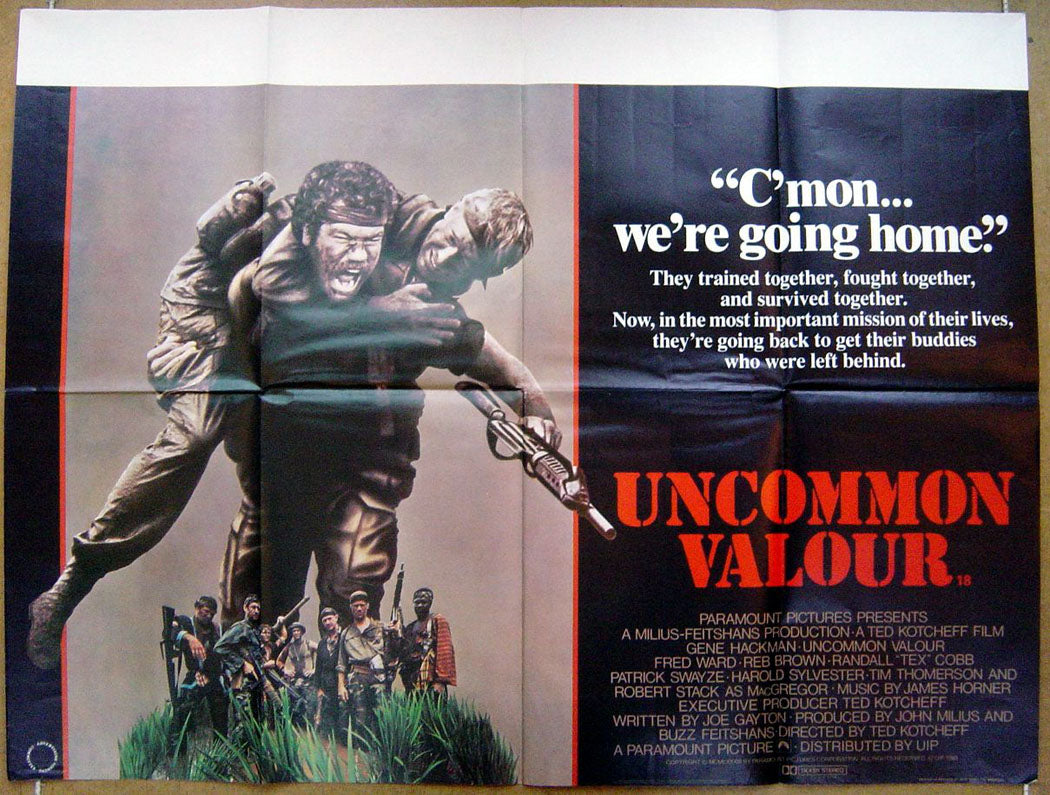 Uncommon Valour Original Quad Movie Poster