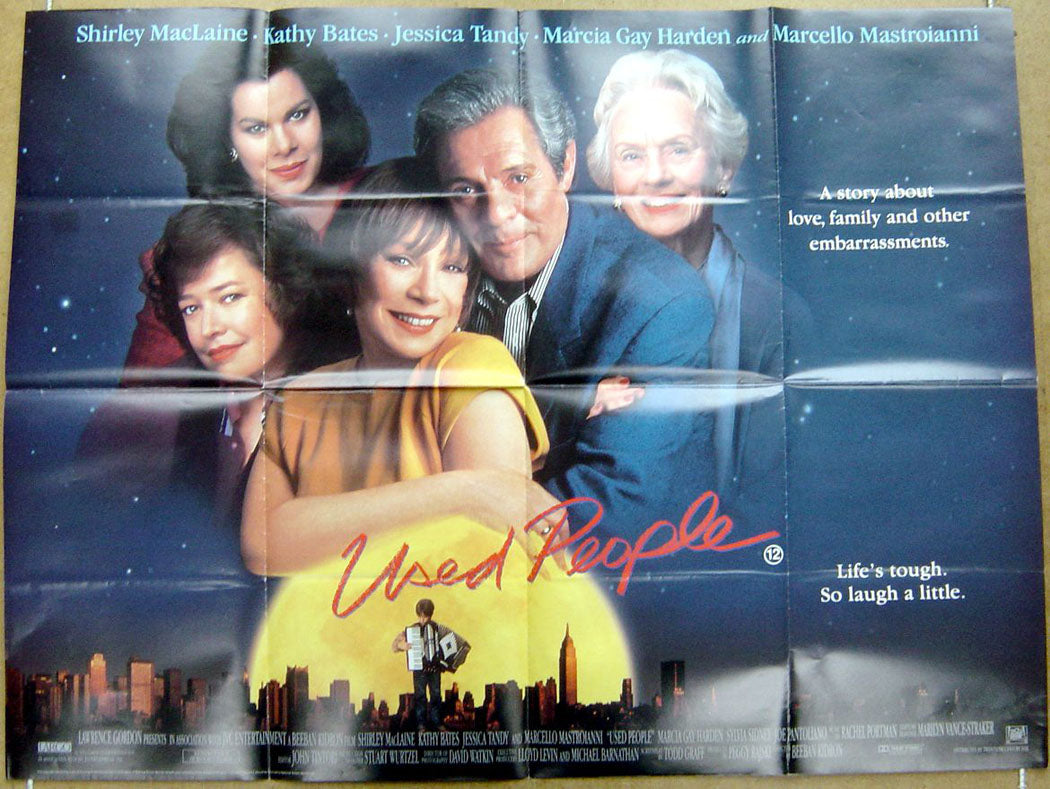 Used People Original Quad Movie Poster