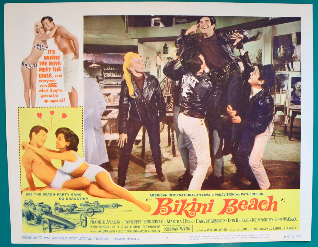 Bikini Beach Original USA Cinema Lobby Card #7