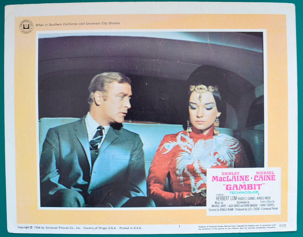Gambit Original USA Cinema Lobby Card #1
