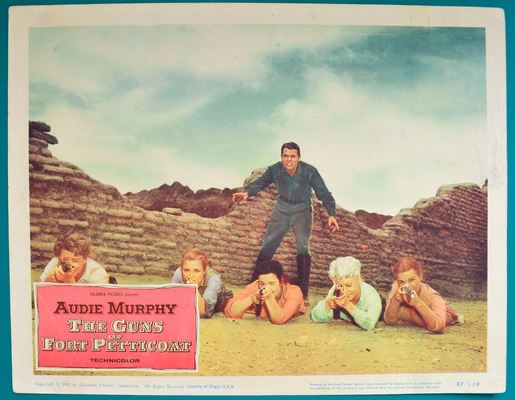 The Guns Of Fort Petticoat Original USA Cinema Lobby Card