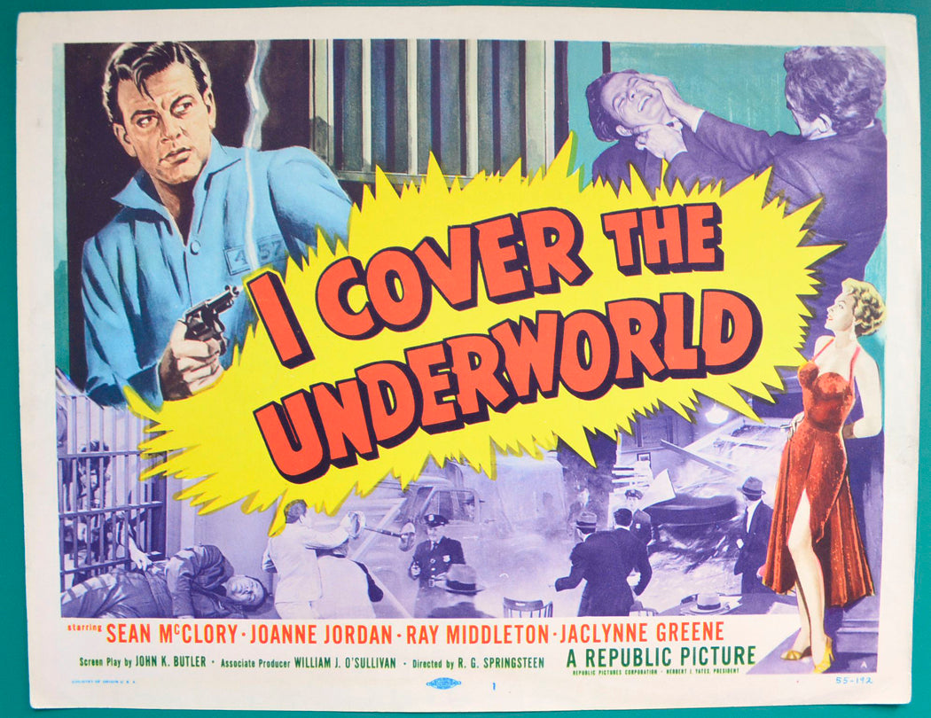 I Cover The Underworld Original USA Cinema Lobby Card #1