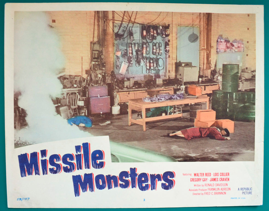 Missile Monsters Original USA Cinema Lobby Card #3