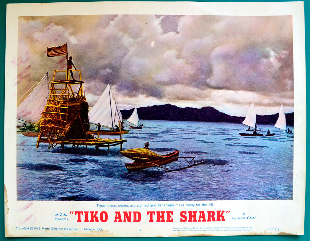 Tiko And The Shark (a.k.a. Ti-Koyo e il suo pescecane) Original USA Cinema Lobby Card #3