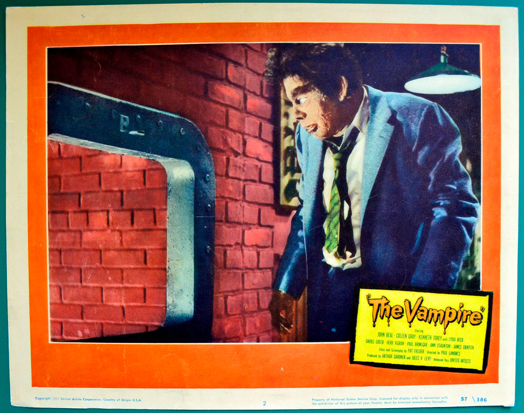 The Vampire Original USA Cinema Lobby Card #2