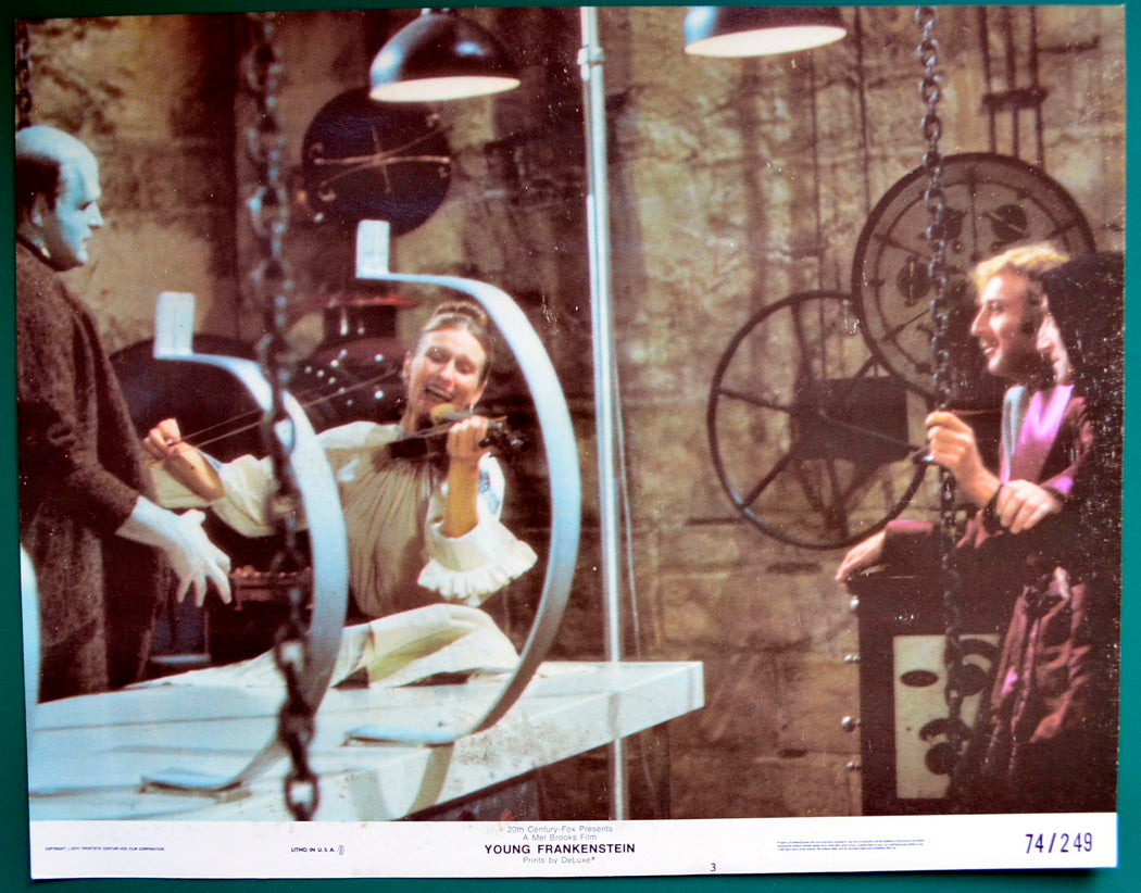 Young Frankenstein Original USA Cinema Lobby Card. (Card Number 3)