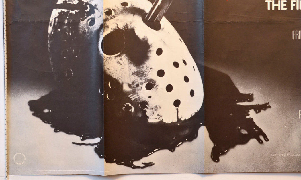 “Friday 13th Part 4” Original British Quad Poster - Movie Poster