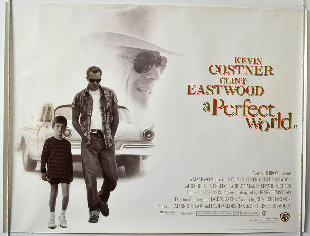 A PERFECT WORLD Original British Quad Poster - Movie Poster
