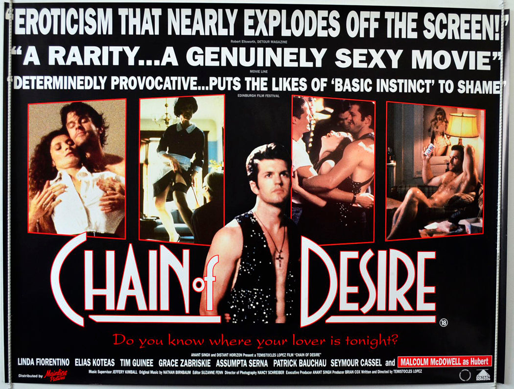 Chain Of Desire Original British Quad Poster - Movie Poster