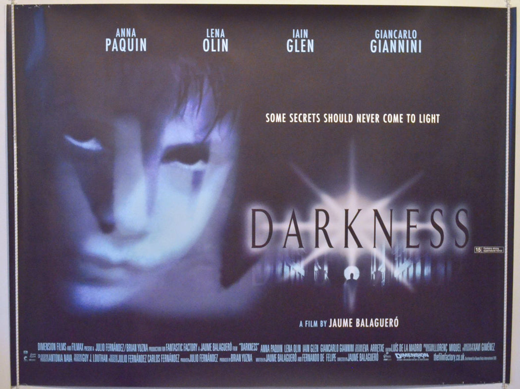 Darkness Original British Quad Poster - Movie Poster