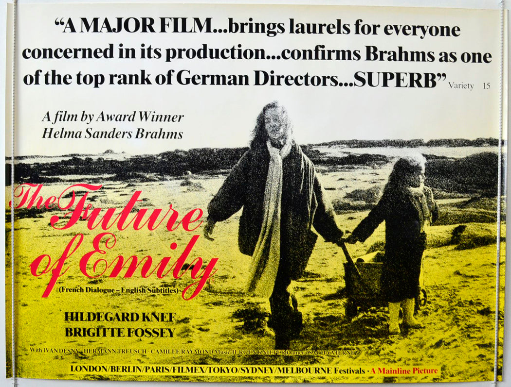 The Future Of Emily (a.k.a. Flügel und Fesseln) Original British Quad Poster - Movie Poster