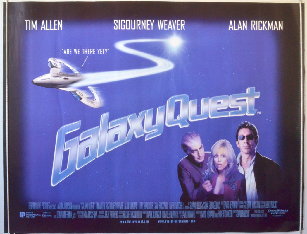 Galaxy Quest Original British Quad Poster - Movie Poster