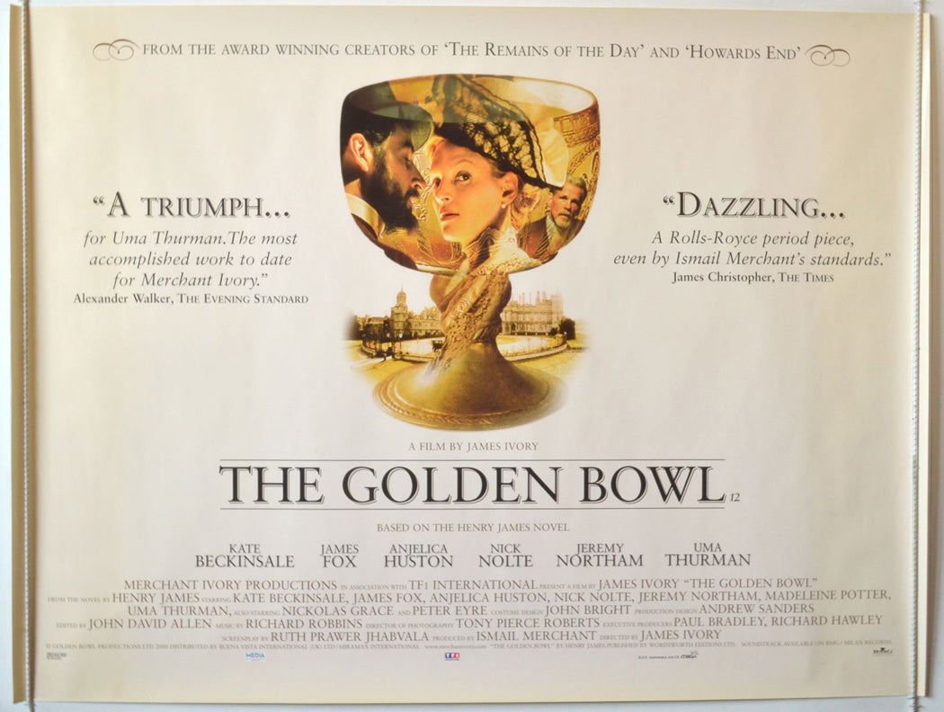 The Golden Bowl Original British Quad Poster - Movie Poster