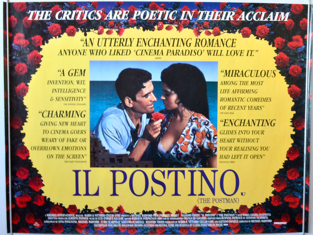 IL Postino Original British Quad Poster - Movie Poster