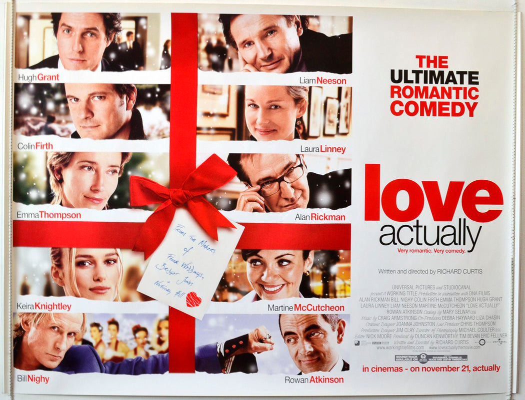 Love Actually Original British Quad Poster - Movie Poster