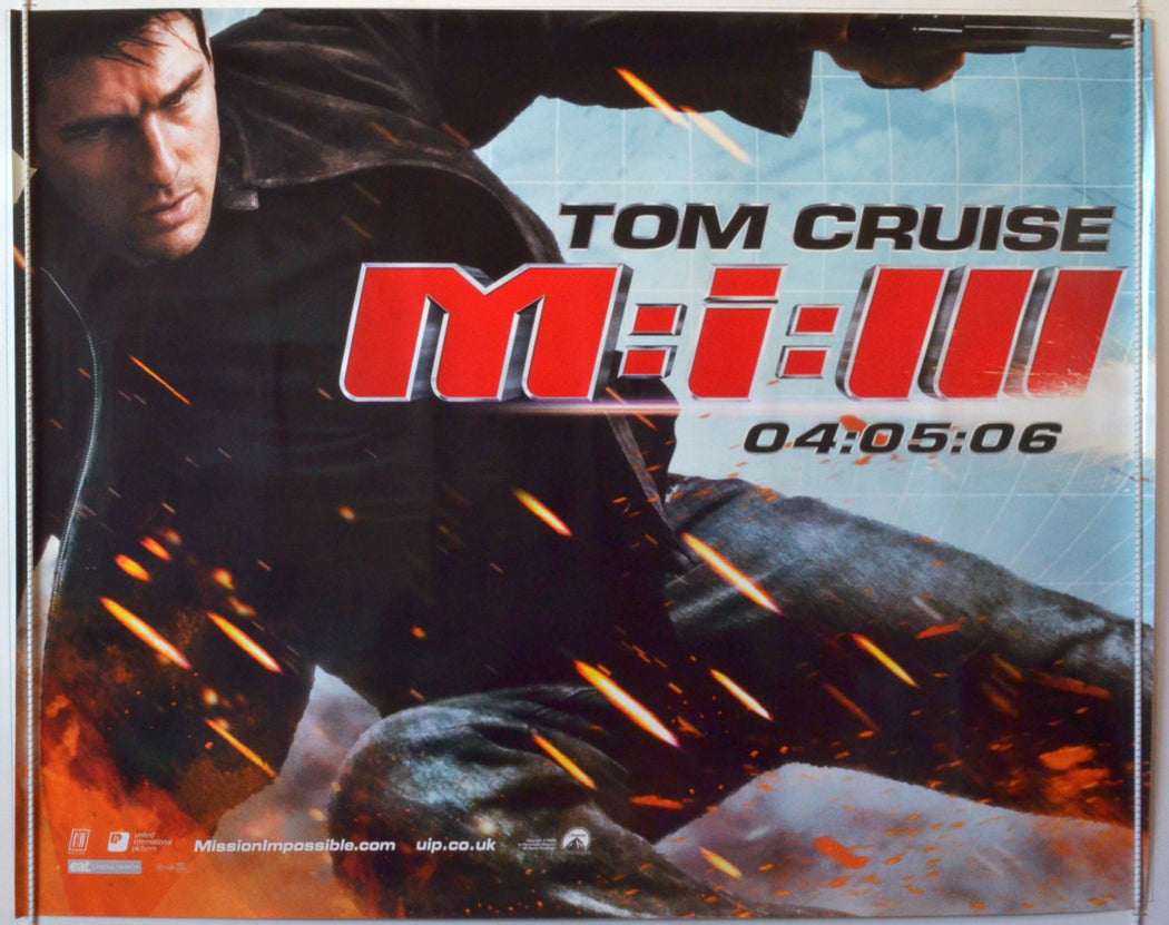 Mission Impossible 3 (Teaser Design 2) Original British Quad Poster - Movie Poster
