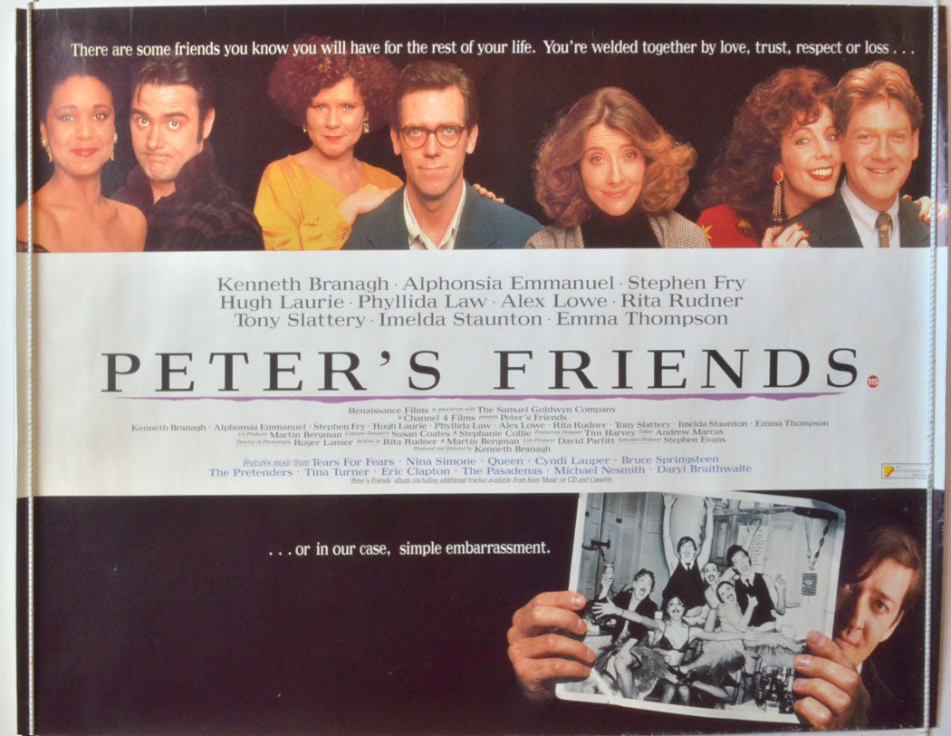 Peter's Friends Original British Quad Poster - Movie Poster