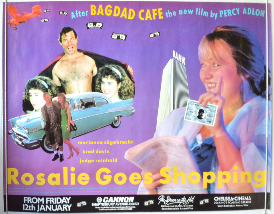 Rosalie Goes Shopping Original British Quad Poster - Movie Poster