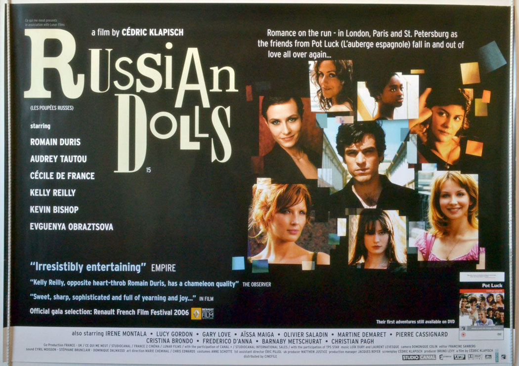 Russian Dolls (a.k.a Les poupées russes) Original British Quad Poster - Movie Poster