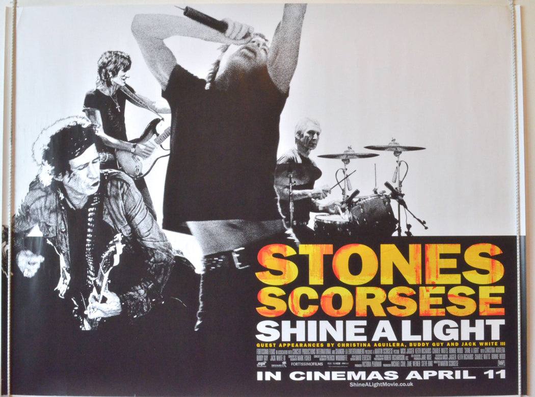 Shine A Light Original British Quad Poster - Movie Poster