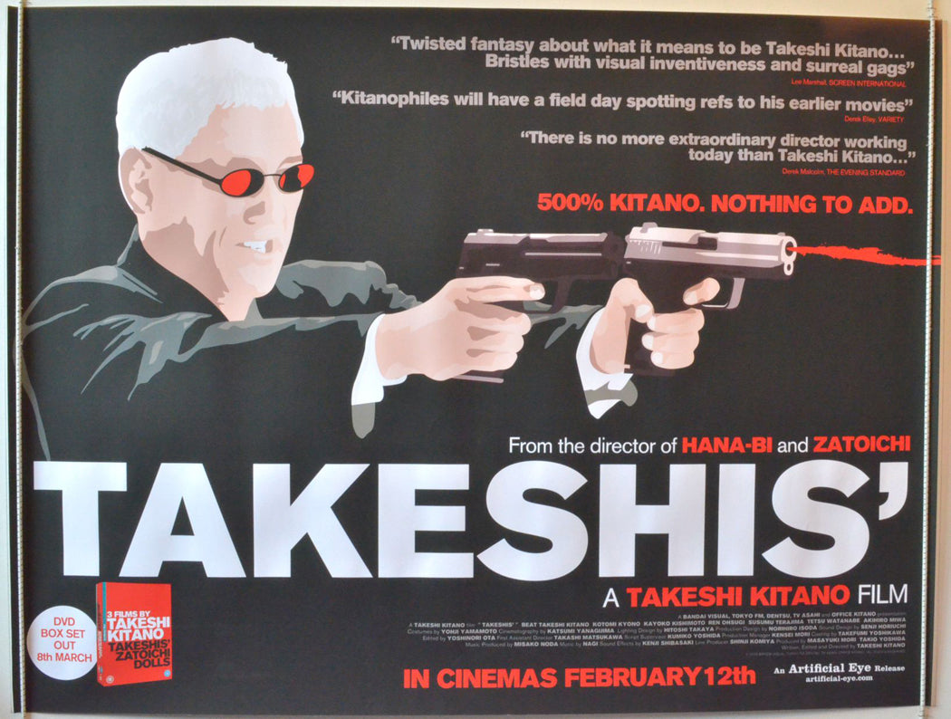 Takeshis' Original British Quad Poster - Movie Poster