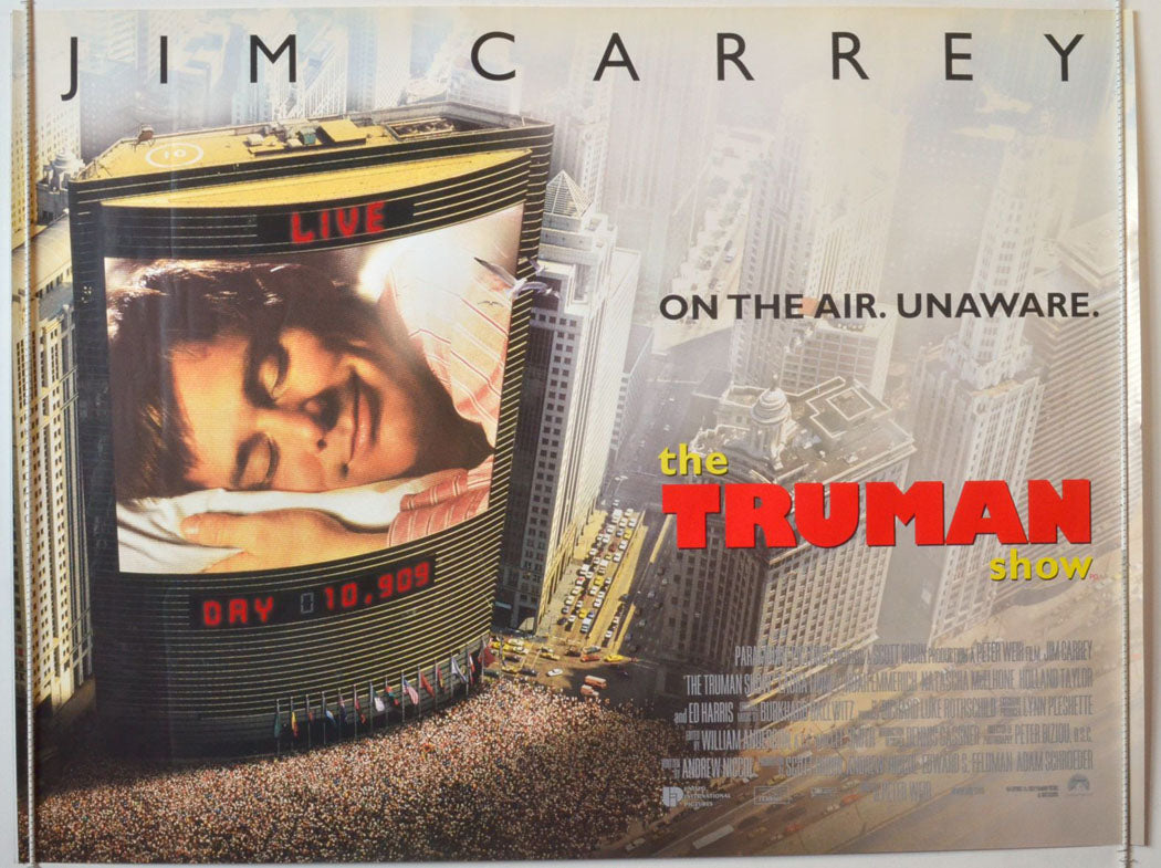 The Truman Show Original British Quad Poster - Movie Poster