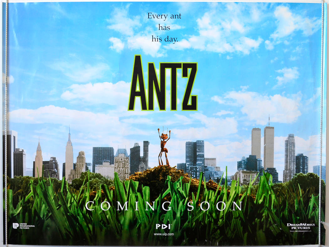 Antz (Teaser / Advance Version) Original British Quad Poster - Movie Poster