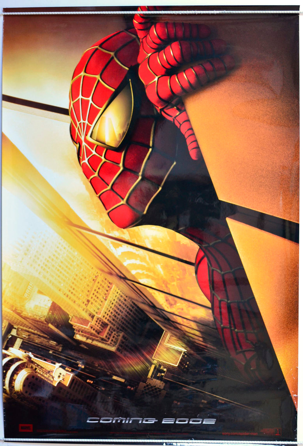Spider-Man (Withdrawn Twin Towers Teaser Version) Original One Sheet Poster - Movie Poster