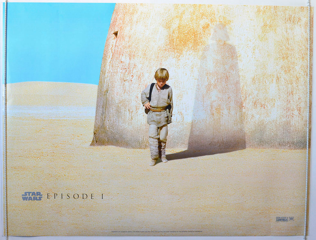 Star Wars : Episode 1 - The Phantom Menace (Teaser / Advance Version) Original British Quad Poster - Movie Poster