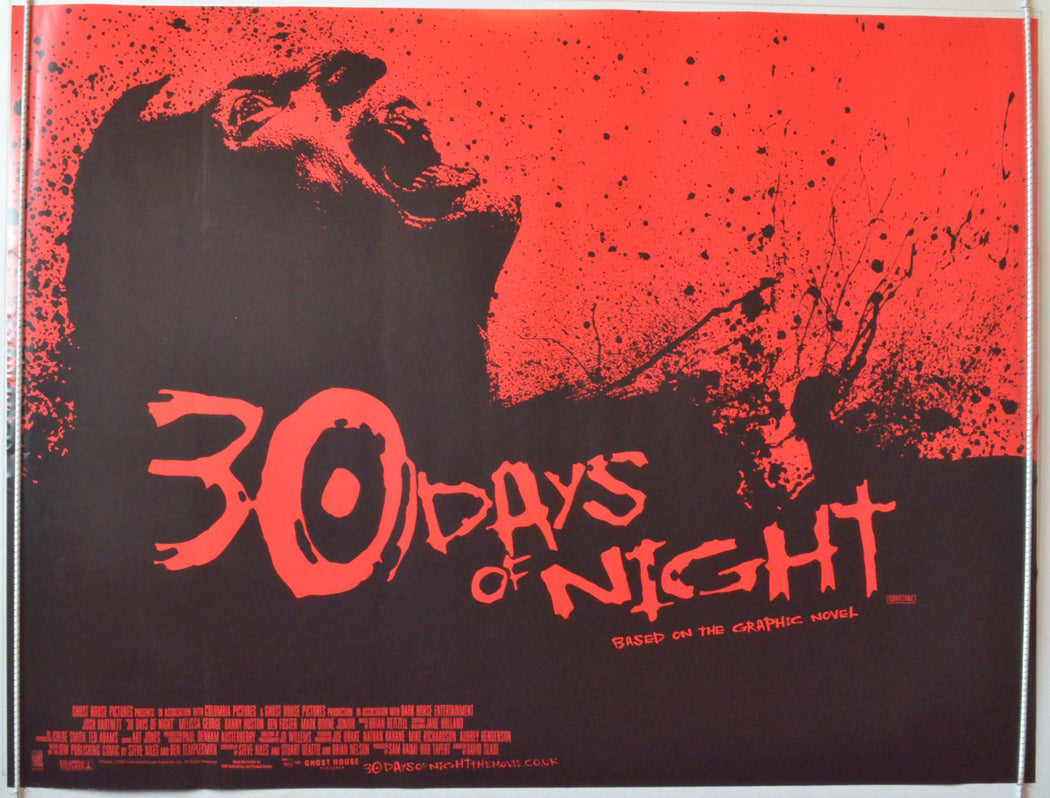 30 Days Of Night Original British Quad Poster - Movie Poster