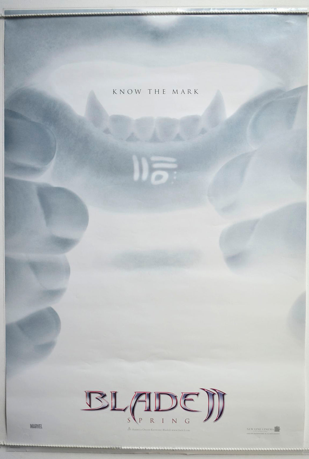 Blade II (Teaser / Advance Version) Original One Sheet Poster - Movie Poster