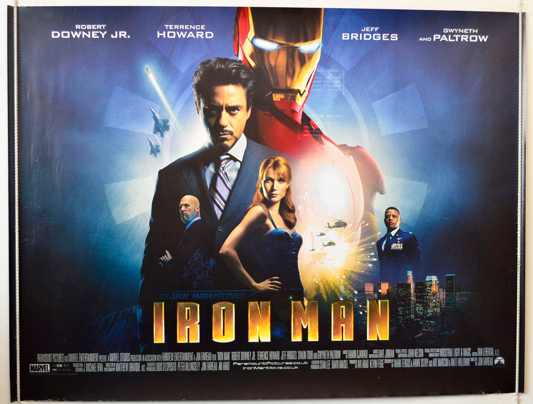 Original 2008 offers Iron Man Advance DS Movie Poster