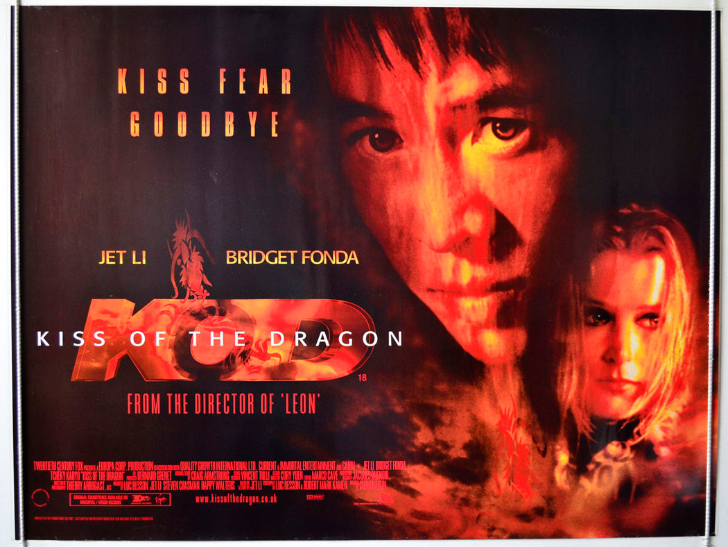 Kiss Of The Dragon Original British Quad Poster - Movie Poster