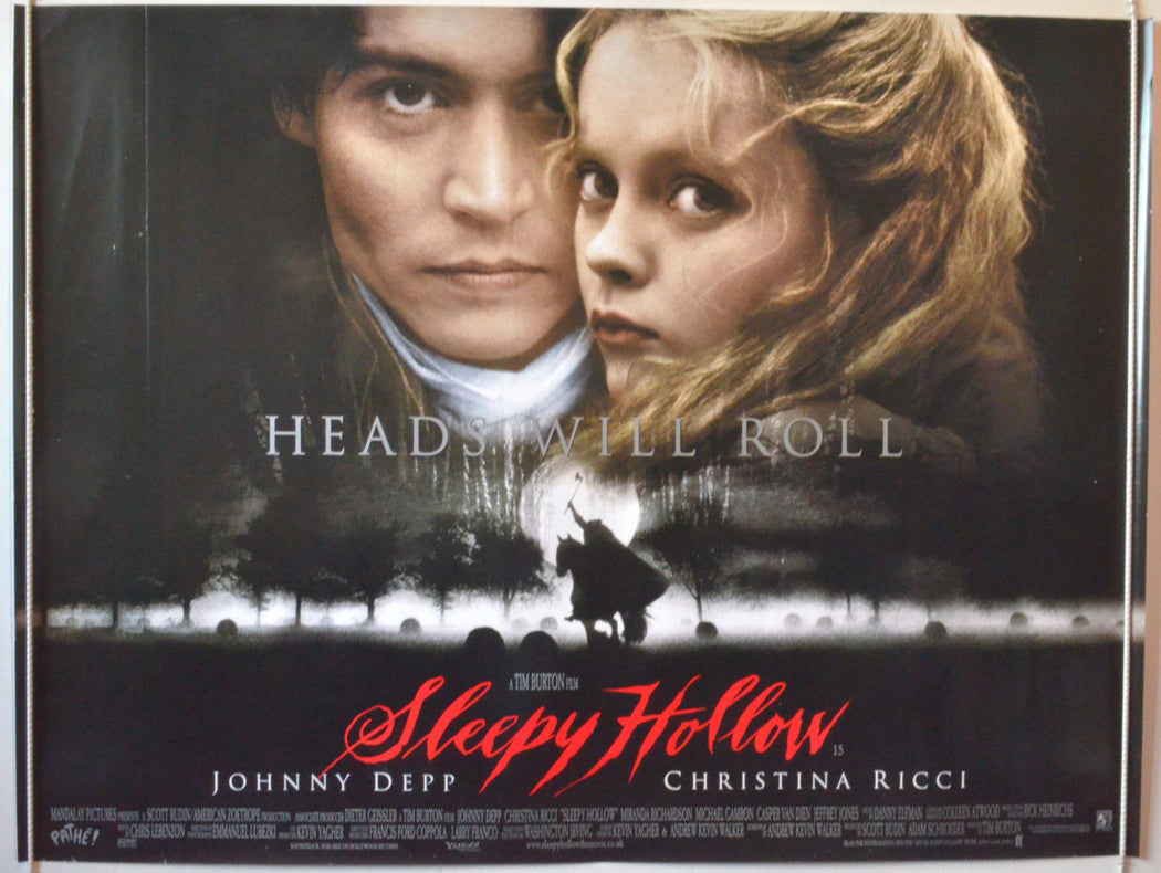 Sleepy Hollow Original British Quad Poster - Movie Poster