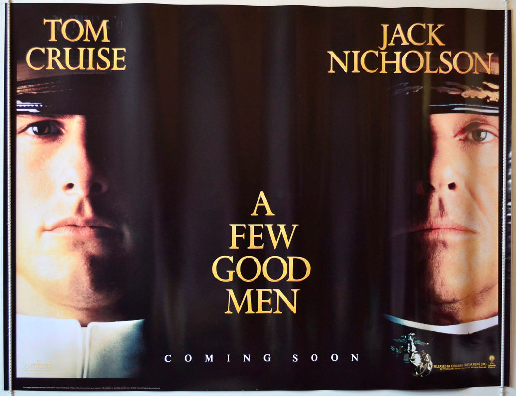 A Few Good Men (Teaser / Advance Version) Original British Quad Poster - Movie Poster