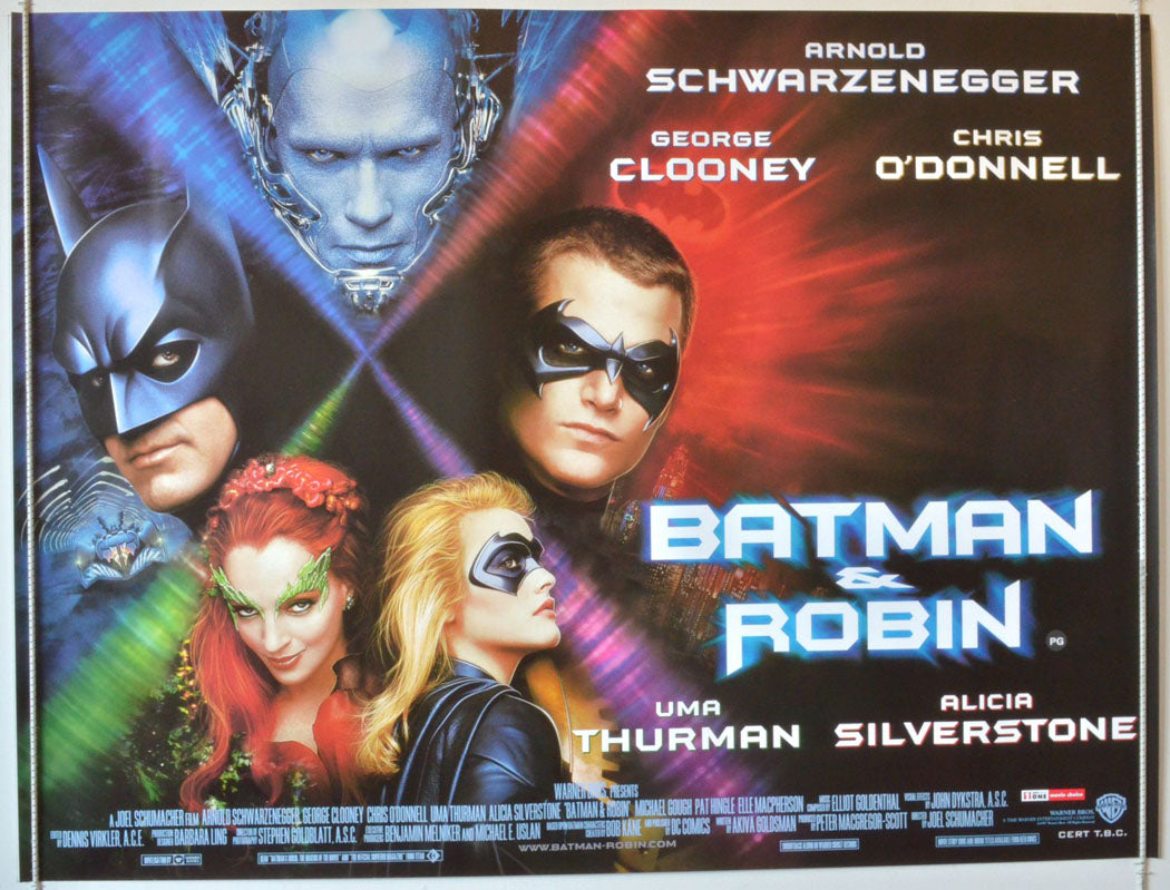 Batman And Robin Original British Quad Poster - Movie Poster