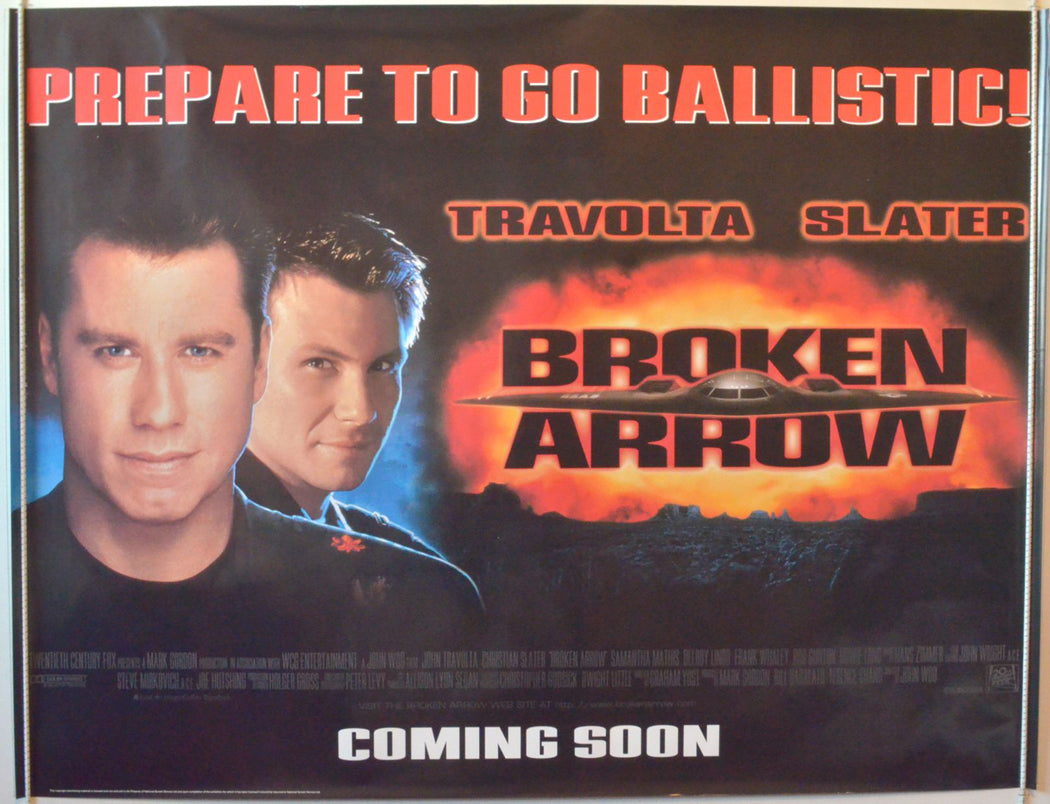 Broken Arrow (Teaser Quad Poster) Original British Quad Poster - Movie Poster