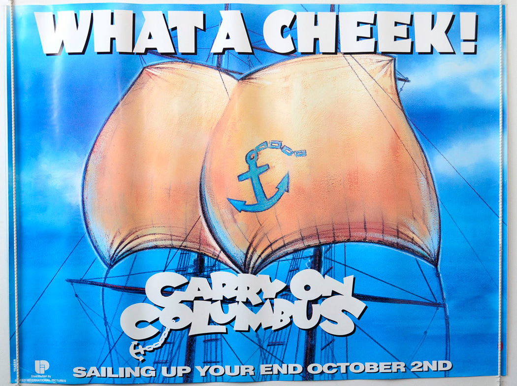 Carry On Columbus (Teaser / Advance Version) Original British Quad Poster - Movie Poster