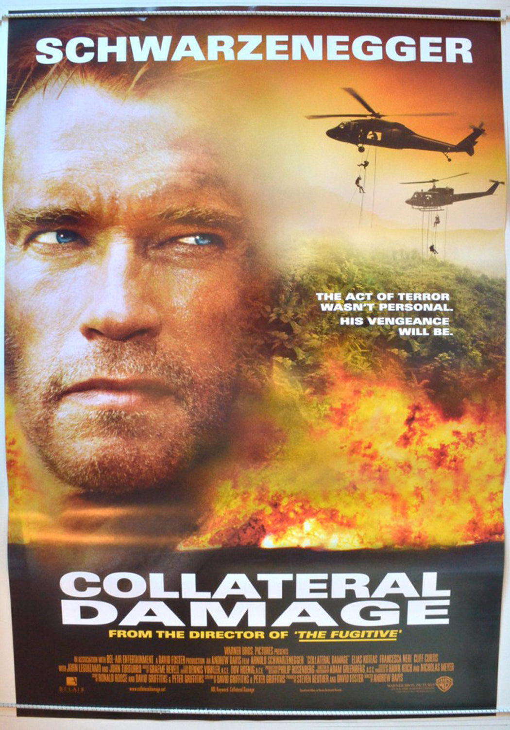 Collateral Damage Original One Sheet Poster - Movie Poster