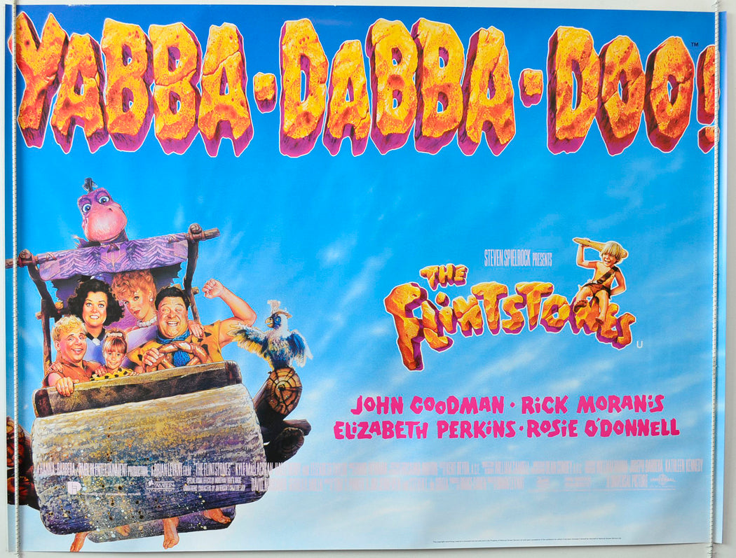 The Flintstones (Teaser / Advance Version) Original British Quad Poster - Movie Poster
